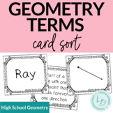 Geometry Terms Activity