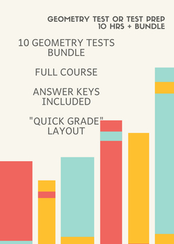 Preview of Geometry Test Bundle