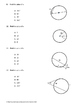 Geometry Test: Circles by My Math Universe | Teachers Pay Teachers