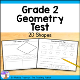Geometry Test 2D Shapes - Grade 2 Math (Ontario)