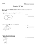 Geometry Test and Quizzes - Full Year -- Editable in WORD 