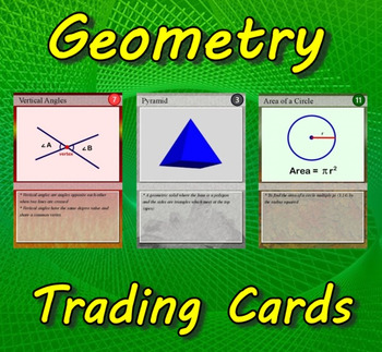 Preview of Geometry Trading Cards