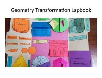 Preview of Geometry Transformation Lapbook