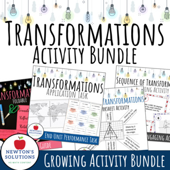 Preview of Geometry Transformations Activity Bundle