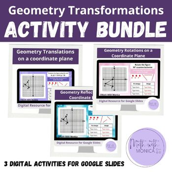 Preview of Geometry Transformations Digital Activity Bundle