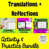 Reflections + Translations Activity Bundle - PDF & Digital
