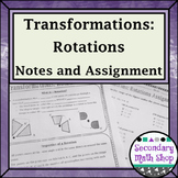 Transformations - Geometry Transformations Rotations Notes and Assignment