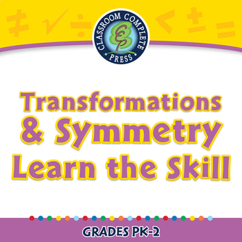 Preview of Geometry: Transformations & Symmetry - Learn the Skill - NOTEBOOK Gr. PK-2