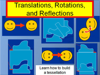 Preview of Translations, Rotations, and Reflections (Transformations in Geometry)