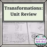 Transformations - Geometry Transformations Unit Review