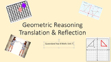 Geometry - Translation & Reflection PowerPoint & Worksheets