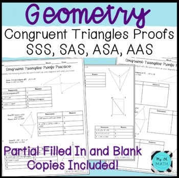 IXL - SSS, SAS, ASA, and AAS Theorems (Geometry practice)