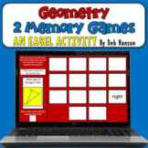 Geometry: Two Memory Games in the Easel Activity format