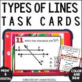 Types of Lines Task Cards