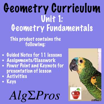 Preview of Geometry: Unit 1-Geometry Fundamentals