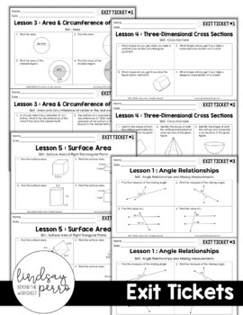 Geometry Unit : 7th Grade Math by Lindsay Perro | TpT