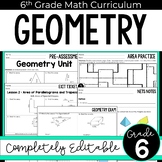 Geometry Unit 6th Grade Math Curriculum
