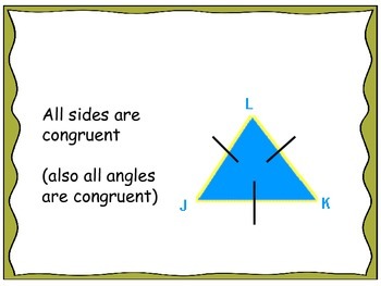 Preview of Geometry Unit 4 Flash Cards - Triangles