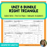 *GROWING BUNDLE* Geometry Unit 8 - Right Triangles