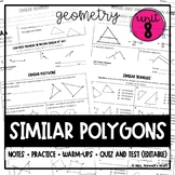 Geometry Unit 8: Similar Polygons