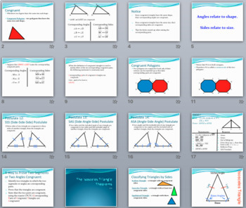 Preview of Geometry Unit BUNDLE (goes with Jurgensen textbook, chapters 1-9 & 11-13)