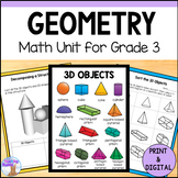 Geometry Unit - Grade 3 (Ontario)