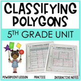 Classifying Polygons, Quadrilaterals, and Triangles Bundle