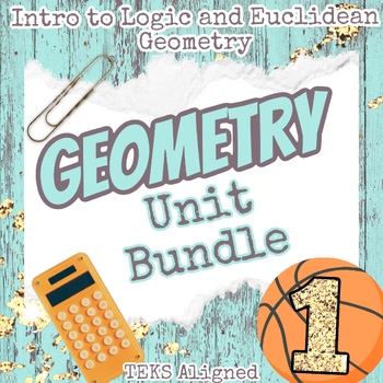 Preview of Geometry Unit One ***Growing Bundle***
