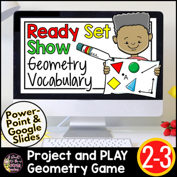 Preview of Geometry Review | 3rd Grade Math | Geometry Vocabulary Activities