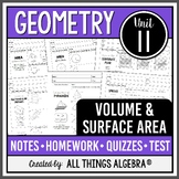 Volume and Surface Area (Geometry Curriculum - Unit 11) | 