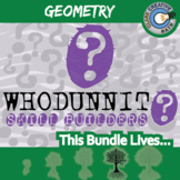 Geometry Whodunnit Activity Bundle - Printable & Digital G