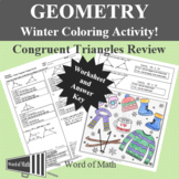 Geometry Worksheet - Congruent Triangles Review and Winter