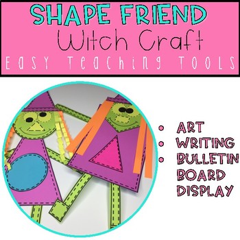 Preview of Geometry Witch Shape Craft for Halloween