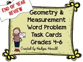 Geometry & Measurement Word Problems Grades 4-6