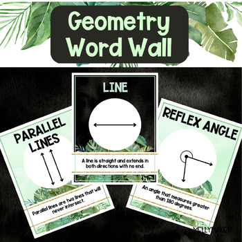 Preview of Geometry Word Wall