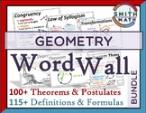 Geometry Word Wall - Bundle