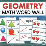 Geometry Word Wall - Geometry Vocabulary