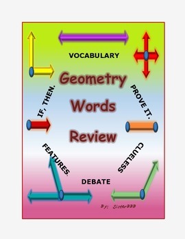 Preview of Geometry Words Review