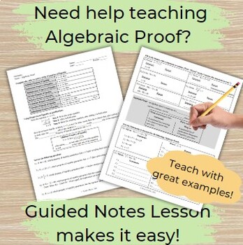 Geometry Worksheet - Algebraic Proof by Word of Math | TpT