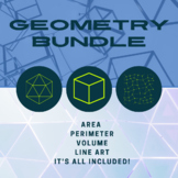 Geometry Worksheet Bundle for Middle Grades