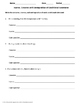 Geometry Worksheet: Converse, Inverse, Contrapositive by My Math Universe