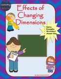 Geometry Worksheet: Effects of Changing Dimensions on Area