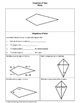 Geometry Worksheet: Kites by My Geometry World TpT