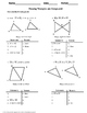Geometry Worksheet: Triangle Congruence Proofs by My ...