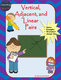 Geometry Worksheet: Vertical, Adjacent, and Linear Pair Angles