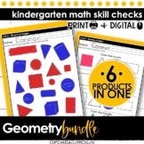 Geometry Worksheets for Kindergarten Math