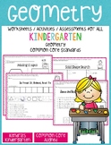 Geometry Worksheets/Activities - Kindergarten Common Core