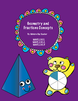 Preview of Geometry and Fractions Concepts