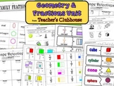 Geometry and Fractions Unit from Teacher's Clubhouse
