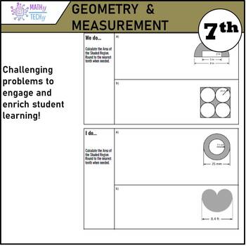 Middle School Math Resources: Geometry and Measures 6th, 7th, 8th Grade